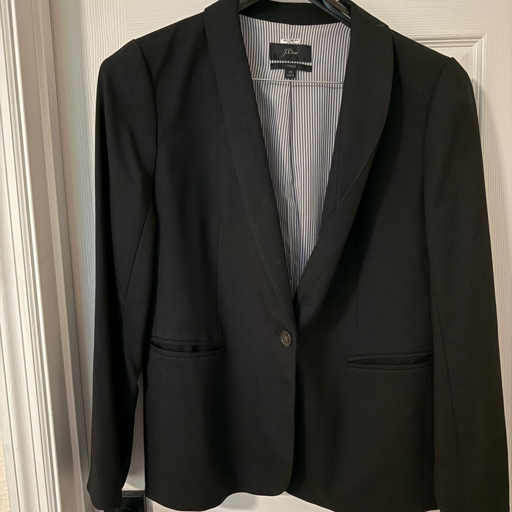 J. Crew Classic Black Parke Blazer